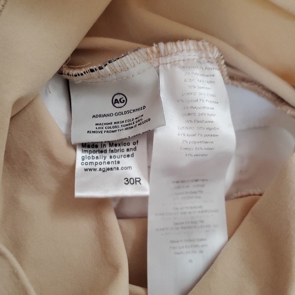 AG Maternity White Skinny Jeans 30R - Picture 5 of 7